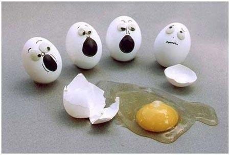 Eggs – love the facial expressions