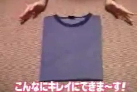 T-shirt Folding Trick