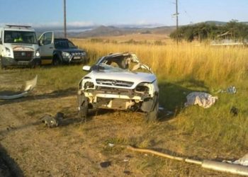 Bakkie Crash into Armoured Vehicle