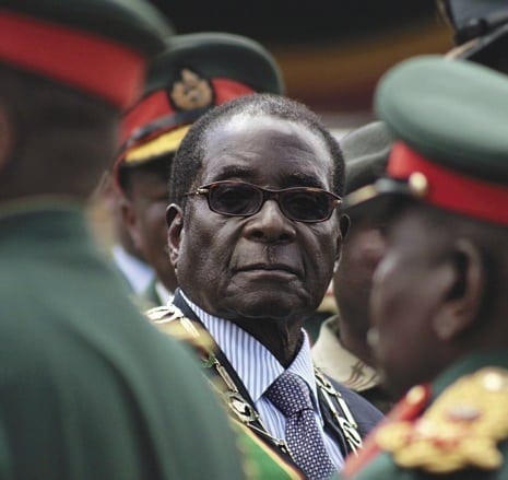 Robert Mugabe almost dead