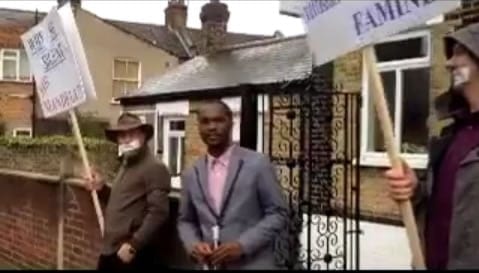 ANC Members saying Kill the Boer at protesters