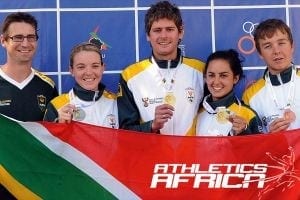 SA Olympic team raises flag in London