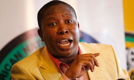 Malema in London
