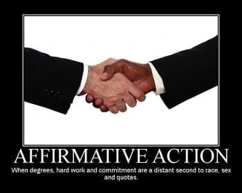 Affirmative action ‘illegal’