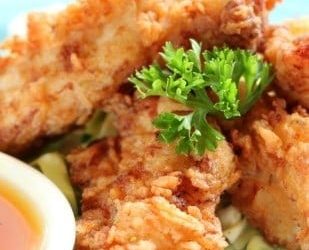 Parmesan Crispy Chicken Fingers