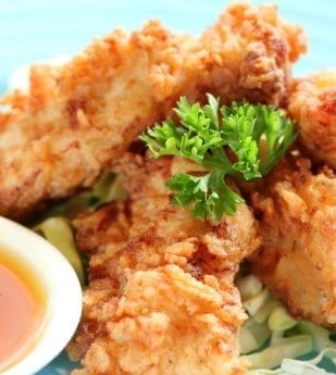 Parmesan Crispy Chicken Fingers