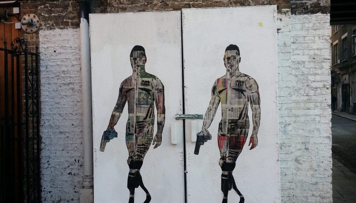 ‘Blade Gunner’ street art in East London