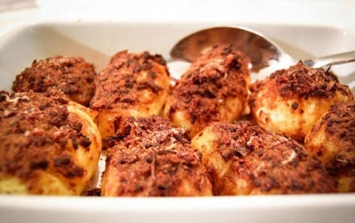 The ultimate South African Roast  Potatoes with Biltong Recipe