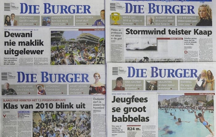 Tyd dat Die Burger sy valskerm aantrek