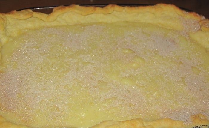Traditional South African Melktert (Milk Tart)