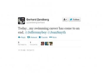 End of the pool for Zandberg