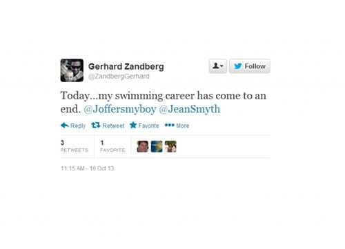 End of the pool for Zandberg