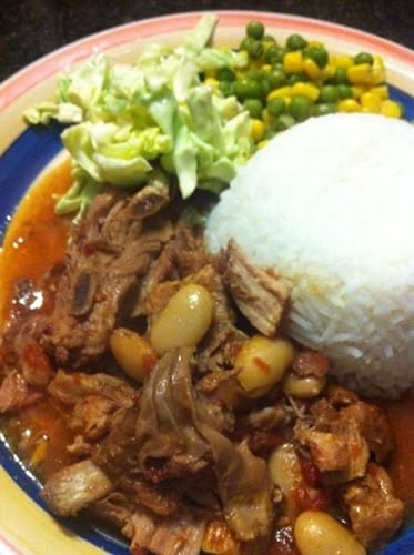 Pork and Red Wine oven stew