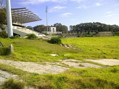 Former EP Rugby home in ruins