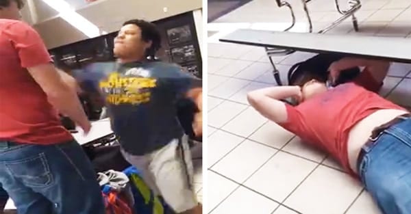 Smaller kid beats up Bully