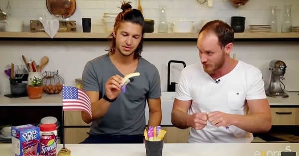 South Africans try American Snacks