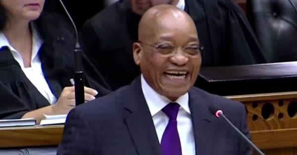 Jacob Zuma Laughing
