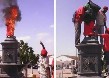 EFF Memorial Vandalism