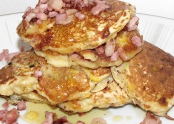 Bacon and Mielie (Corn) Crumpets