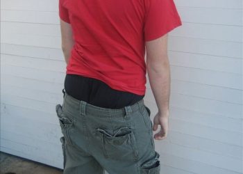 Young man collecting welfare money Joke!