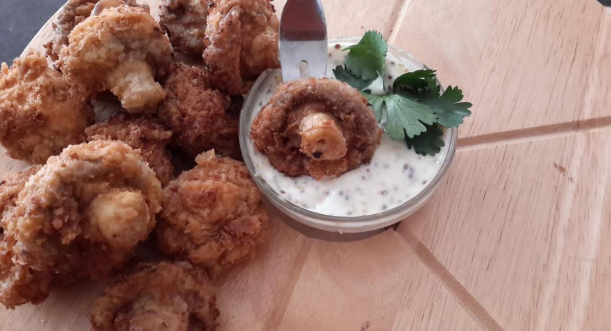 Crumbed Mushrooms Recipe