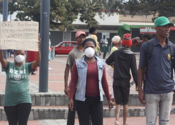 The South African Social Security Agency (SASSA) runs out of food parcels in Uitenhage