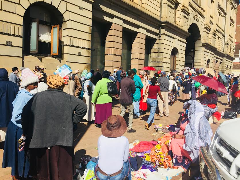 SASSA pensioners sleep outside post office
