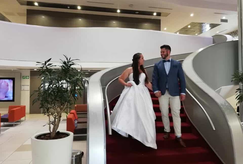 Couple wed at Melomed Hospital in Tokai