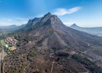 Table Mountain fire: Aerial pictures show devastation