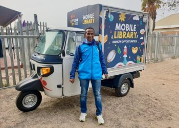 School children love tuk-tuk library that zips around Langa