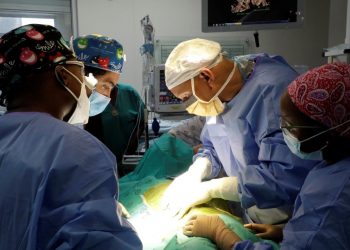 Conjoined twins successfully separated