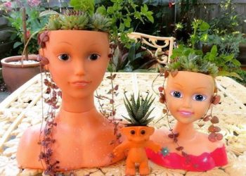 Heads up: Creepy doll planters are all the rage