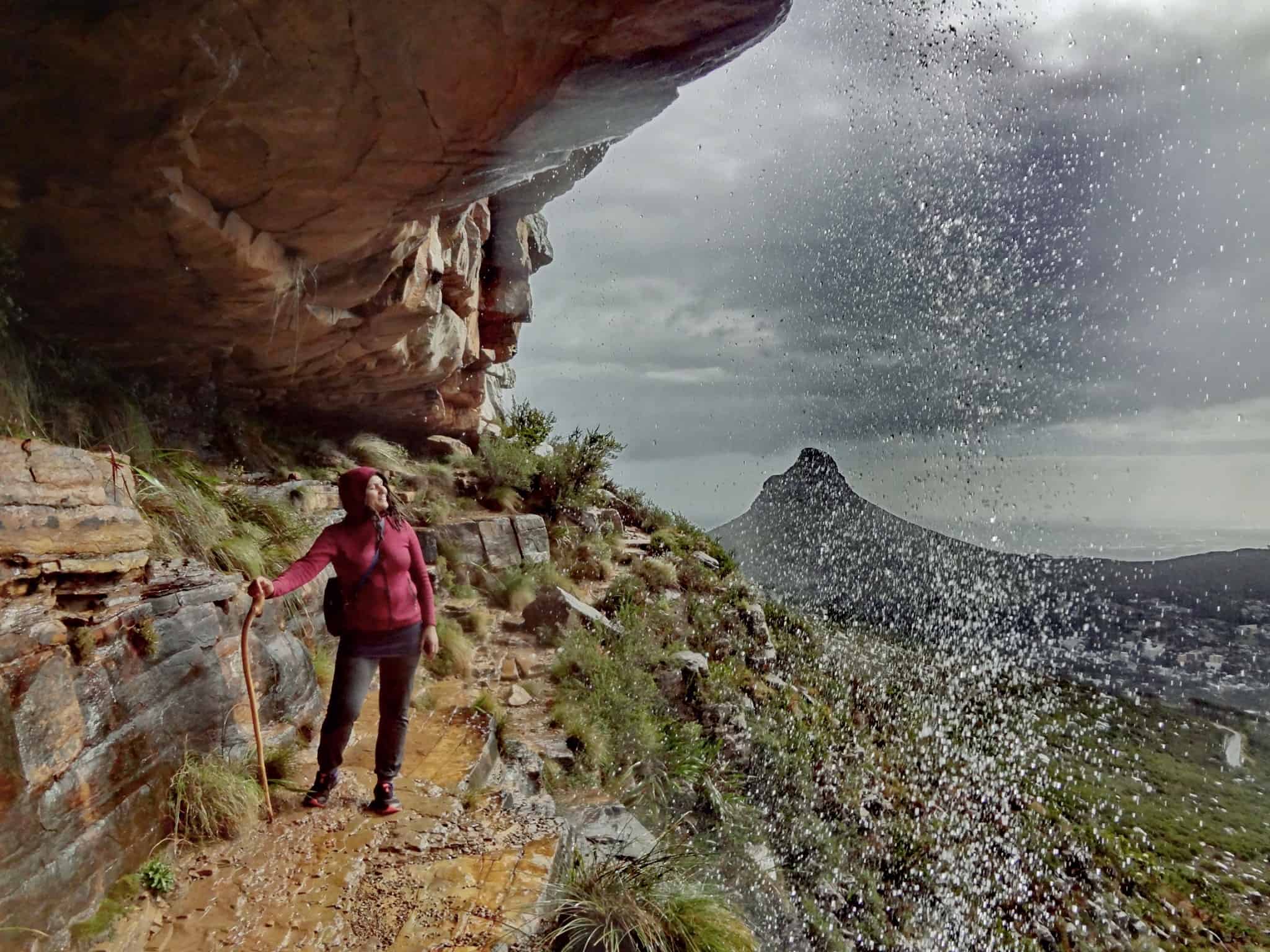 Table Mountain Waterfalls In Full Flow After Days Of Rainfall