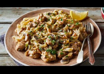 Chicken and Mushroom Tagliatelle
