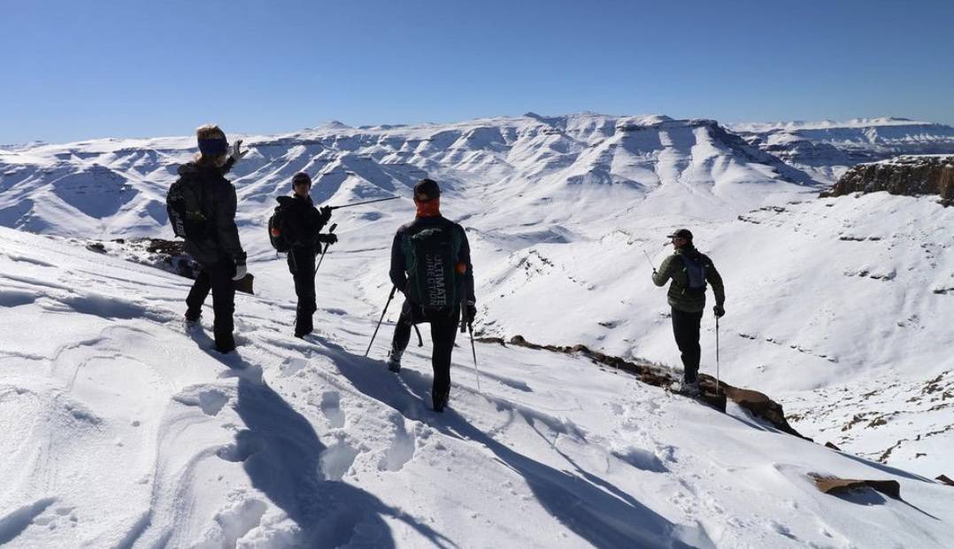 Snowfall turns Drakensberg into a winter wonderland