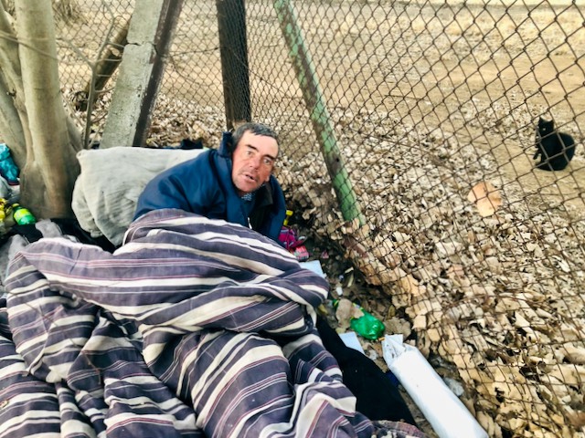 Winters are the worst nightmare for us, says homeless man in Springs