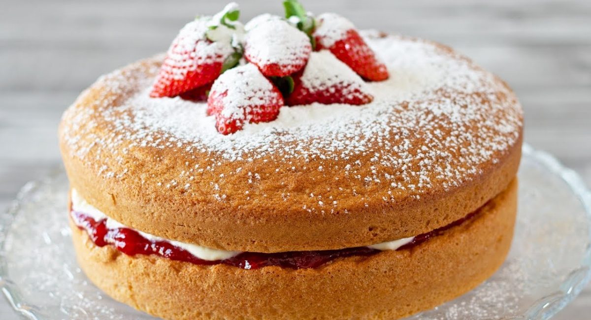 Victorian sponge cake without eggs