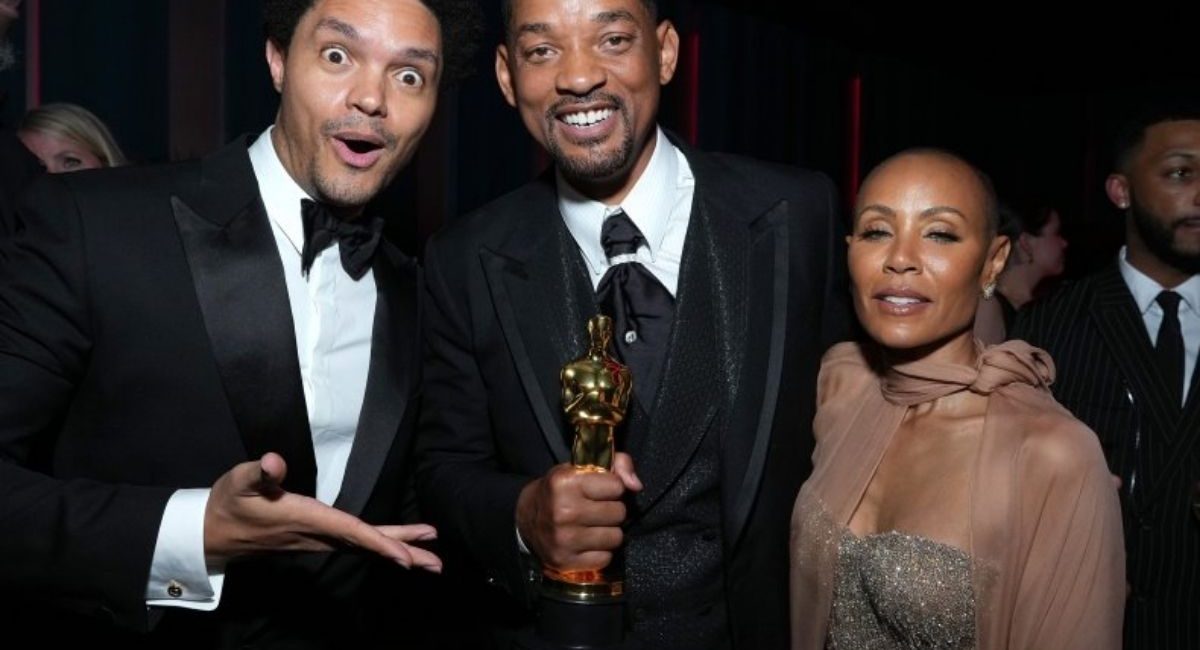 Trevor Noah called a hypocrite for supporting Will Smith
